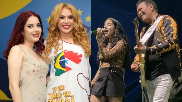 Filha de Joelma e Ximbinha abandona banda da mãe, estreia no palco com o pai e divide opiniões