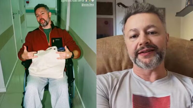 Lucas Lima explica que precisou operar hérnia de disco — Foto: Reprodução/Instagram
