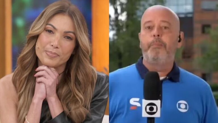 Patrícia Poeta atualiza estado de saúde de Alex Escobar após susto na TV