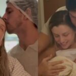 Nasce primeiro filho de Amaury Nunes e Gabriela Buraick; nome dá o que falar