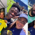Após vídeo sobre polêmicas, mãe de Endrick visita o filho e tieta jogadores: ‘Guardar para sempre’