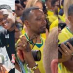 Pai de Endrick chora no estádio ao ver o filho jogar na Copa do Mundo; assista