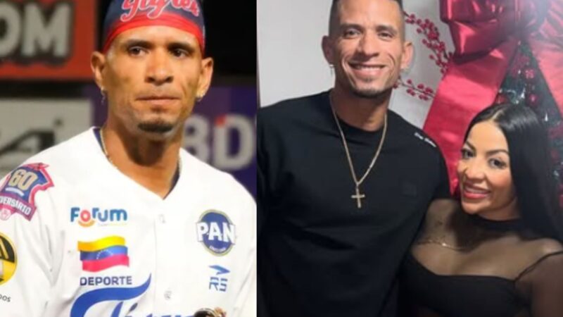Ex-jogador de beisebol Gorkys Hernández e a esposa - Reprodução/Instagram