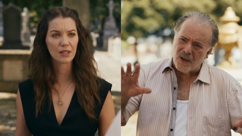 Francesca (Nathalia Dill) e Otoniel (Tony Ramos) de Quem Ama Cuida