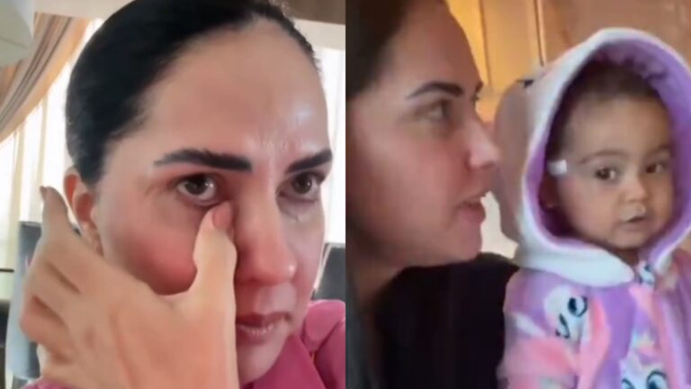 Esposa de Zezé Di Camargo chora ao falar da filha que passou por cirurgia por causa de nódulo: ‘Muito medo’