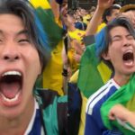 Influenciador japonês que surtou com derrota explica gafe na torcida do Brasil