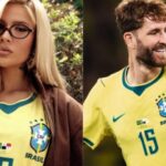 Voltaram? Karoline Lima surge com camiseta de Leo Pereira e jogador reage
