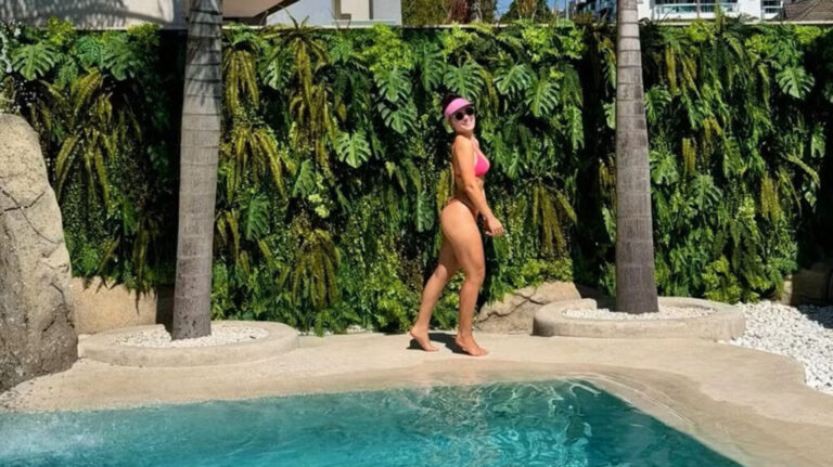 Larissa Manoela revela como funciona sua praia particular em casa no Rio