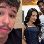 Influenciador diz que quase apanhou do marido de Larissa Manoela: ‘Doido’