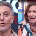 Déa Lúcia choca Luciano Huck ao falar no ‘Domingão’ sobre traição: ‘Você apanha também’