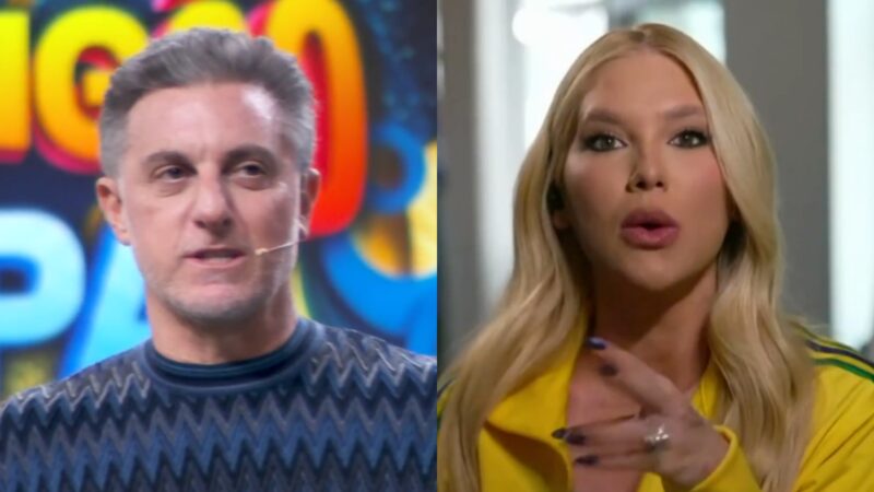 Luciano Huck e Virginia Fonseca no Domingão
