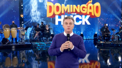 Luciano Huck no 'Domingão' - (Reprodução: TV Globo)
