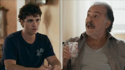 Mau Mau (João Victor Gonçalves) de Otoniel (Tony Ramos) de Quem Ama Cuida