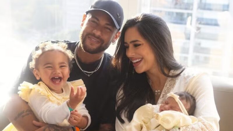Neymar, Bruna Biancardi e as filhas, Mavie e Mel