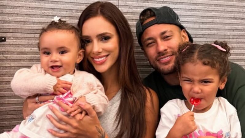 Neymar, Bruna Biancardi e as filhas, Mavie e Mel