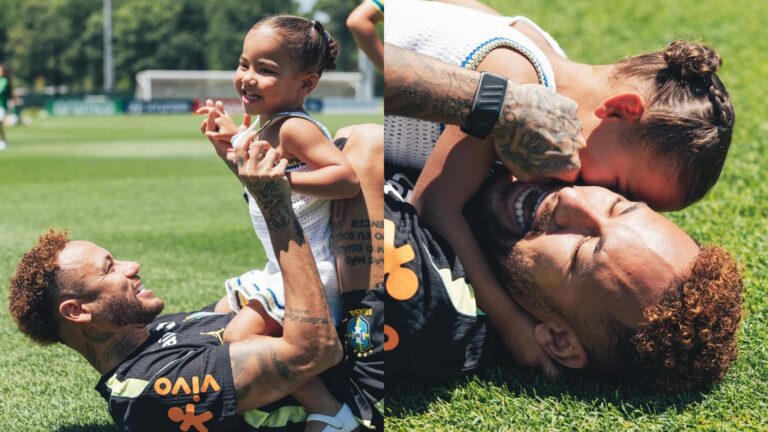 Neymar posta fotos com a filha e toma decisão importante na rede social