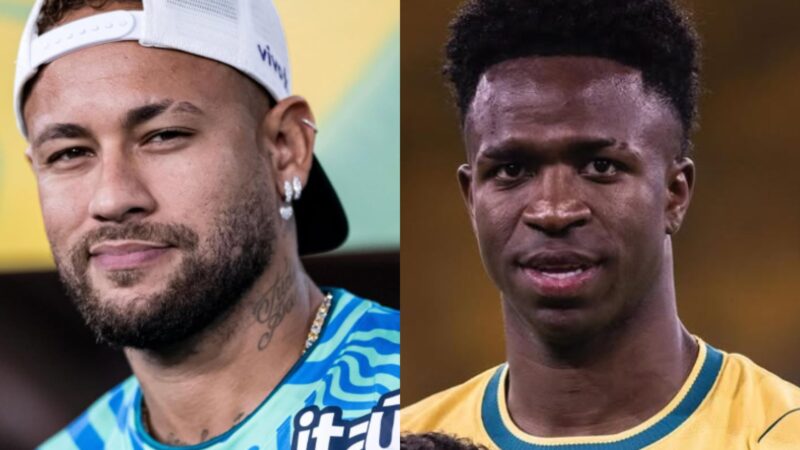 Neymar e Vini Jr - Reprodução/Redes Sociais