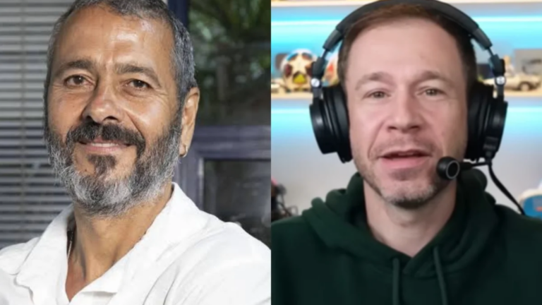 Rixa? Marcos Palmeira curte post debochando de Tiago Leifert