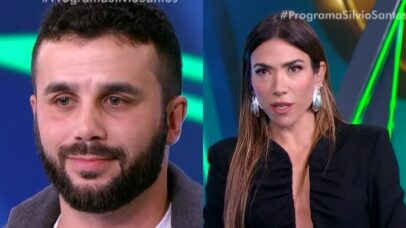 Rodrigo e Patrícia Abravanel no Show do Milhão