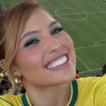 Saia de influenciadora em jogo do Brasil causa polêmica: ‘Que horror’