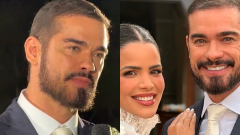 Roupa do noivo Sidney Sampaio e choro dividem opiniões na web: ‘Atuando’
