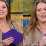 Tati Machado se emociona com surpresa no ‘Mais Você’: ‘Estou grávida’