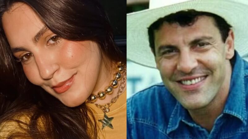 Vica Brenner e o pai, o ator Gerson Brenner - Reprodução/Redes Sociais/ Globo