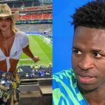 Virginia abusa de decote, Vini Jr. não se controla e deixa comentário após vitória do Brasil: ‘Vamos’