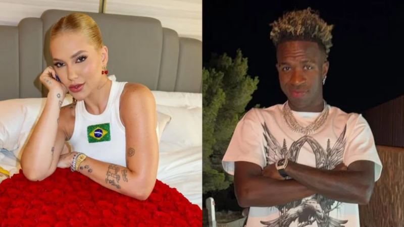 Virginia é criticada após receber buquê de rosas e comentário de Vini Jr.
