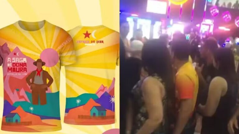Casal causa confusão em apresentação junina ao relacionar símbolo de quadrilha ao PT