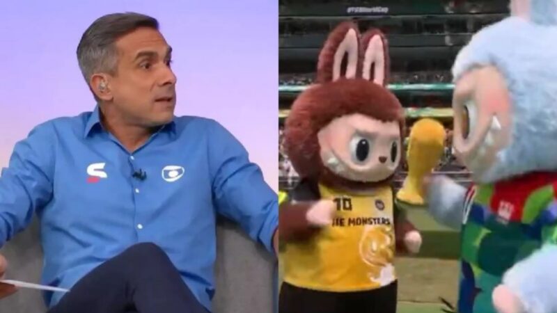 Gustavo Villani comete gafe ao vivo (Reprodução/Globo)