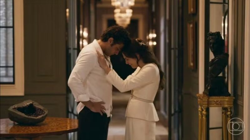 Pedro e Adriana (Reprodução/Globo)