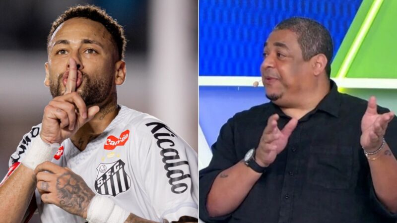 Neymar; Vampeta (Divulgação)