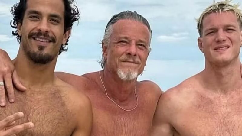 Marcello Novaes com os filhos — Foto: Reprodução/ Instagram