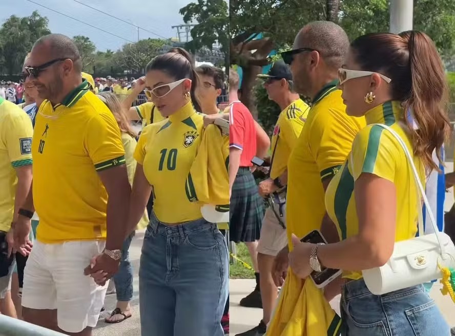 Neymar Pai e Mariane Bernardi (Reprodução Redes Sociais)