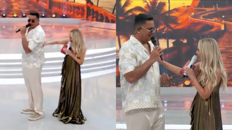 Xanddy enfrenta problema ao vivo no programa de Eliana e a apresentadora surpreende: ‘Garotão’