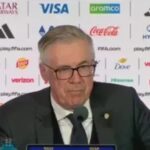 Jogadores revelam o que Ancelotti disse no vestiário antes do segundo tempo contra o Japão