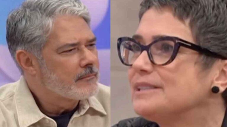 William Bonner se choca com revelação sobre Sandra Annenberg: ‘Nunca aconteceu?’
