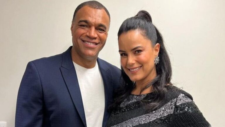 Espaço para taça da Copa? Denílson e Luciele Camargo exibem closet de muito luxo