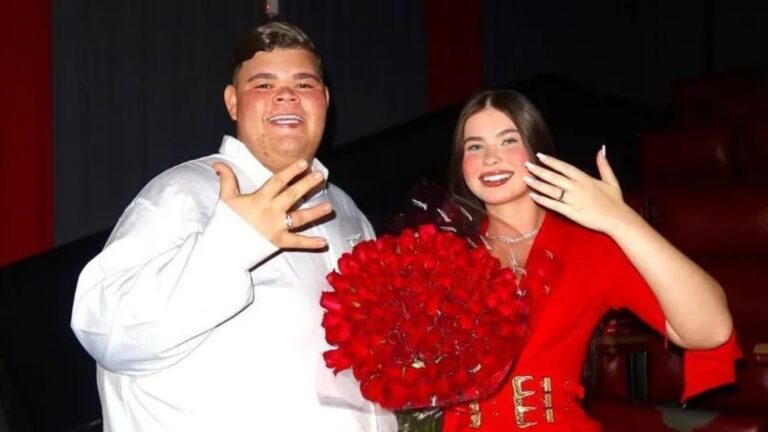 Gordão da XJ abre o jogo e revela técnica para conquistar a noiva, Nicolle Caroline