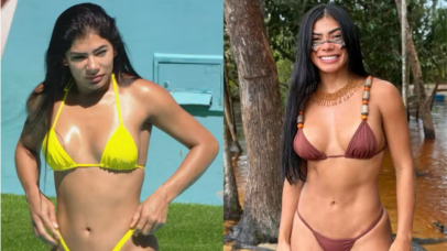 Antes e Depois de Marciele Albuquerque - (Reprodução: TV Globo; Instagram)