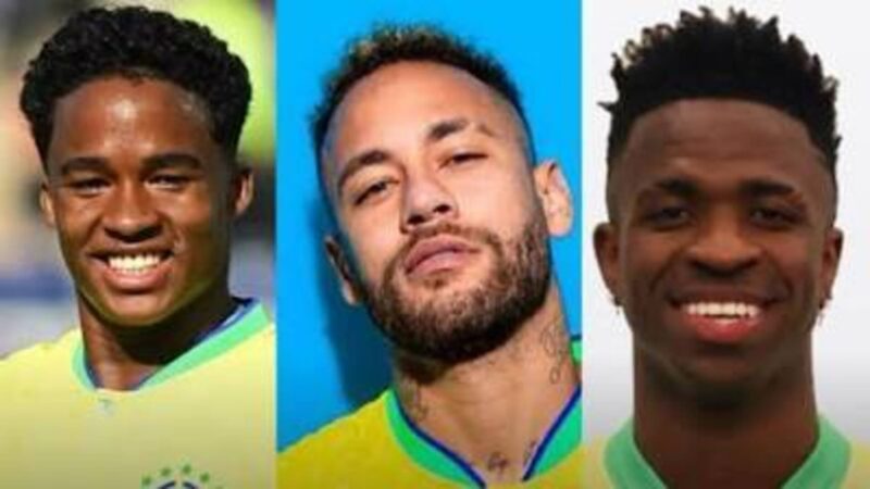 Endrick, Neymar e Vini Jr. - Reprodução/ Instagram