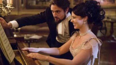 Felipe e Melissa de 'Além do Tempo' - (Reprodução: TV Globo)