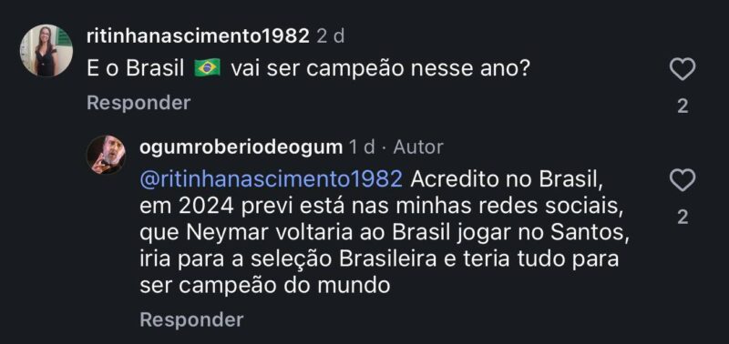 Vidente faz previsão sobre a Copa do Mundo e revela se a Seleção Brasileira tem chance de vencer a competição