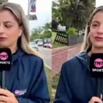 Repórter da Copa é surpreendida por rato em meio à transmissão ao vivo