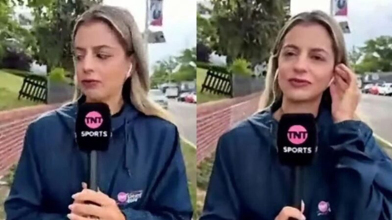 Repórter TNT Sports, Monique Danello - (Reprodução: TNT/Instagram)