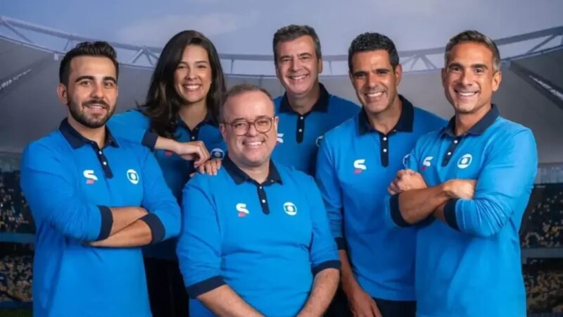 Jornalistas da Copa do Mundo da Globo - Crédito: ESTEVAM AVELLAR/Globo