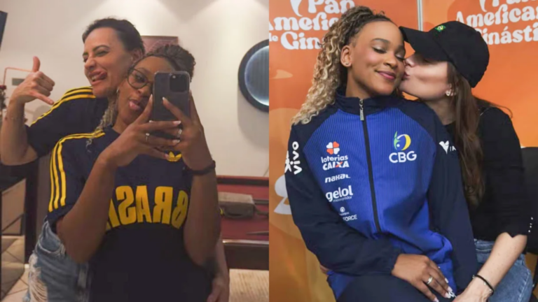Assumiu? Após equipe negar romance, Rebeca Andrade aparece com empresária