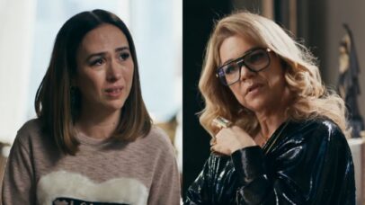 Brigitte (Tatá Werneck) e Pilar (Isabel Teixeira) de Quem Ama Cuida