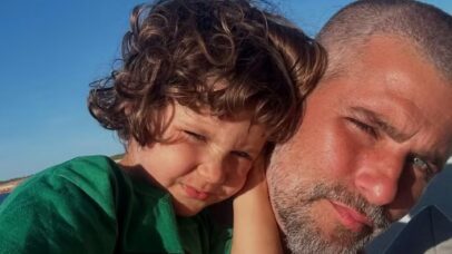 Bruno Gagliasso com o filho, Zyan